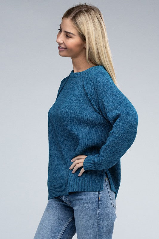 Raglan Chenille Sweater - U Moody