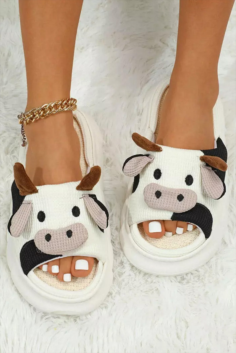Cow Cushion Slippers - U Moody