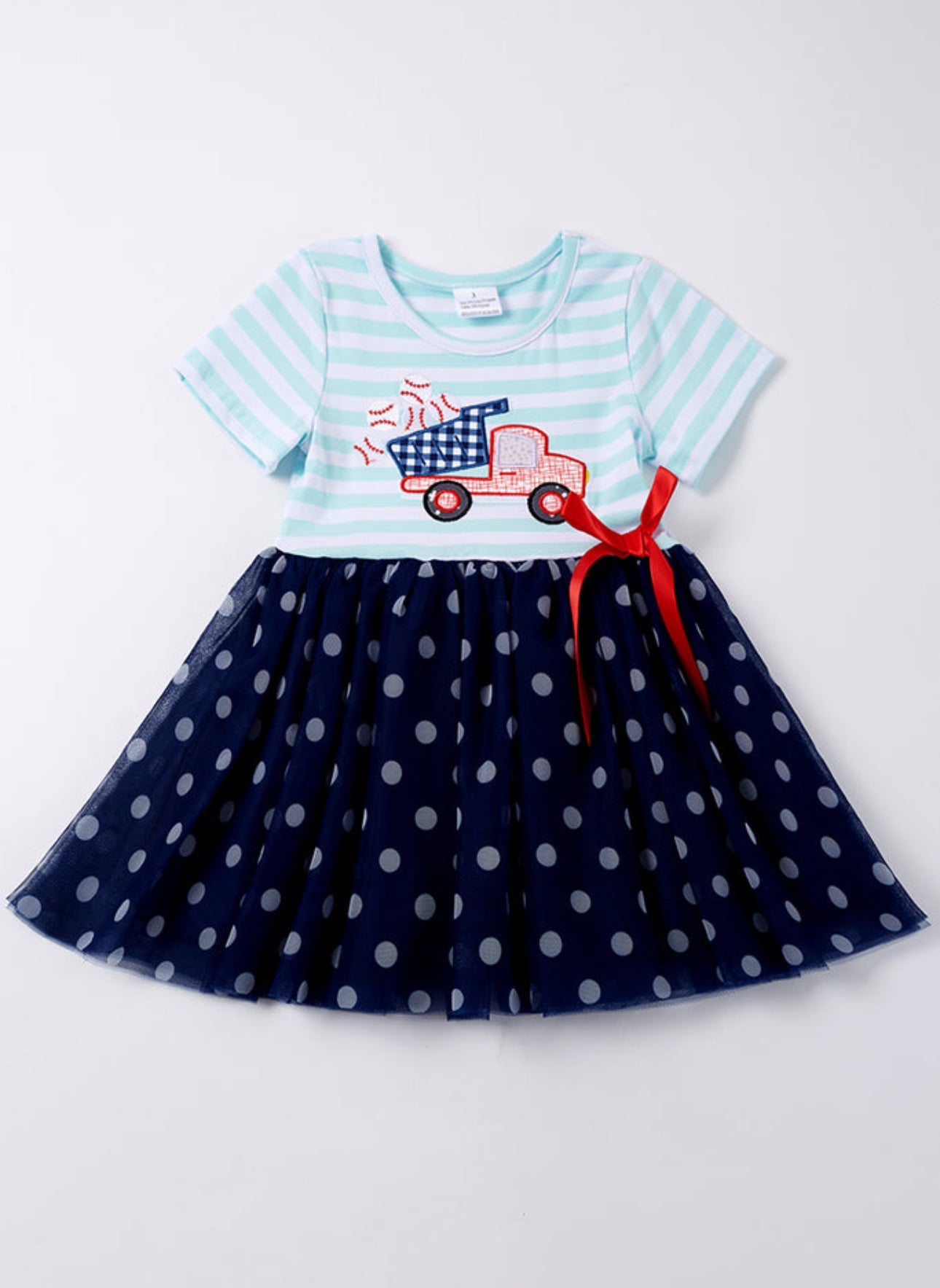 Lil Baseball Truck Dress