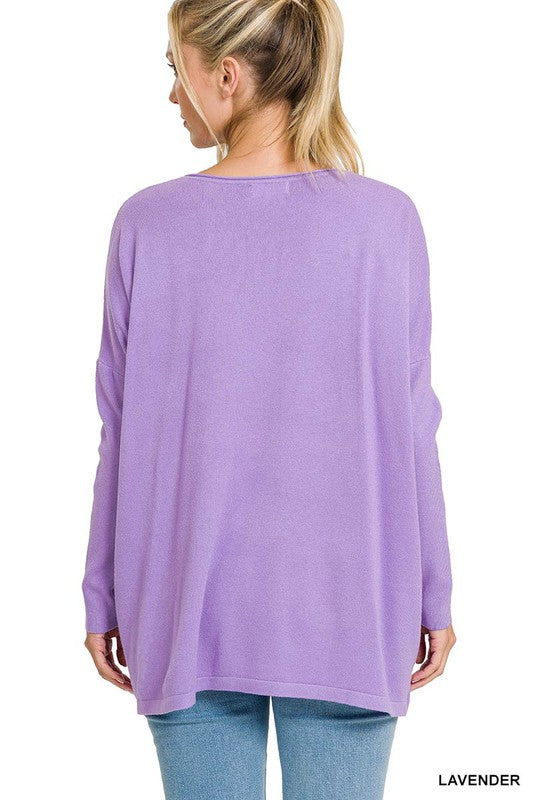 Oversized Front Pocket Sweater - U Moody