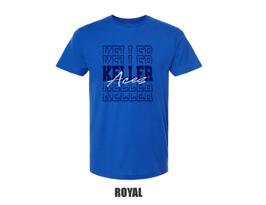 Keller Aces Royal Tee