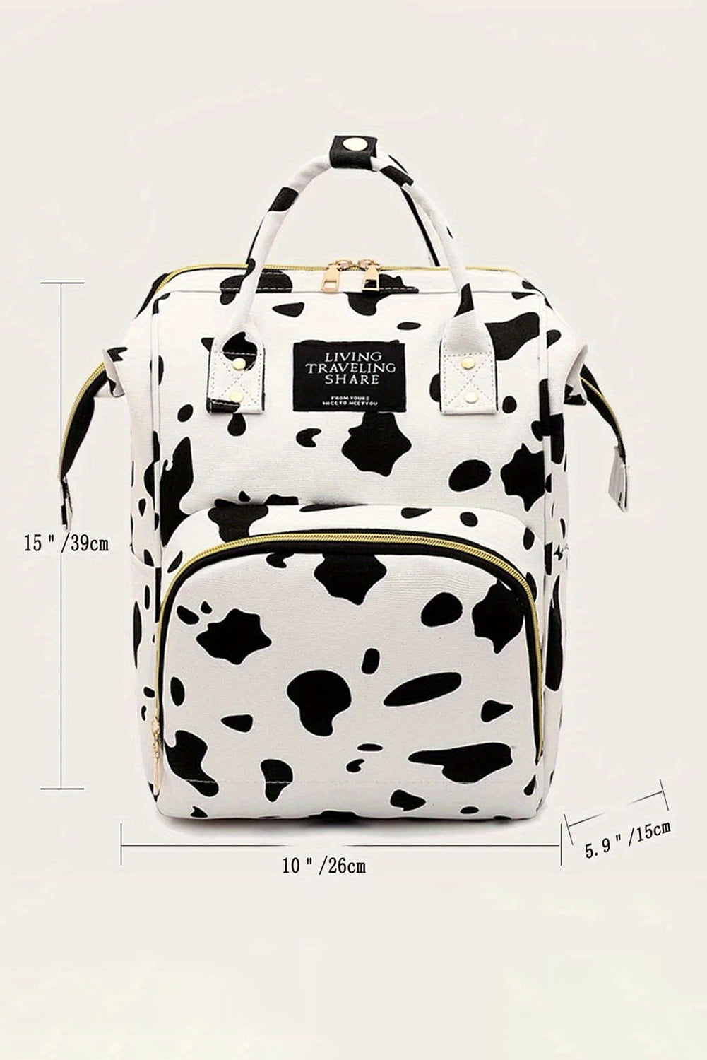 Cow Print Backpack