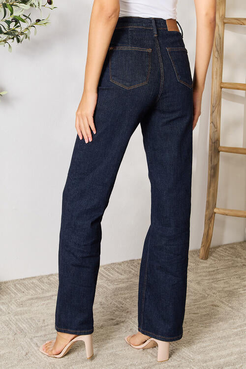 Judy Blue Full Size High Waist Wide Leg Jeans - U Moody